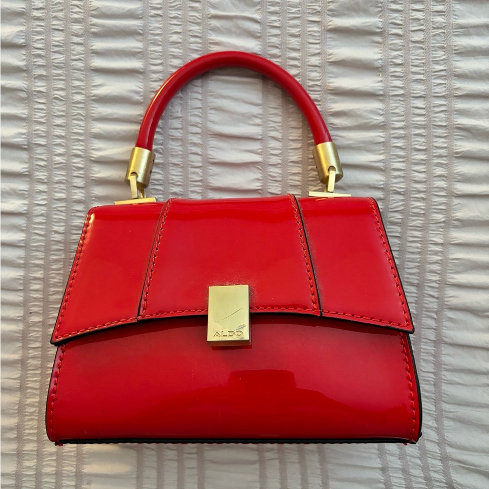 Red Aldo bag like new